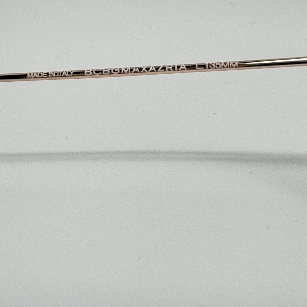 BCBGMAXAZRIA Freya Espresso Cat Eye Eyeglasses Frames 54‎ 15 135 Rose Gold 21377